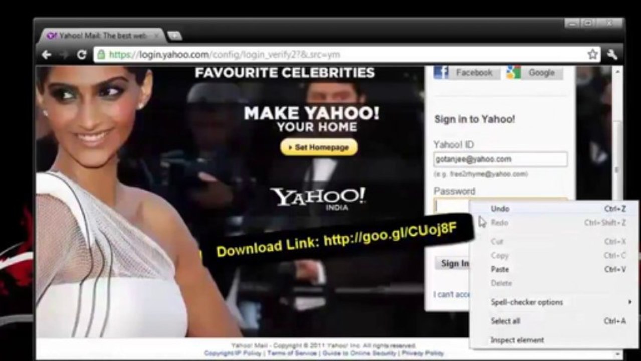 How To Hack A Yahoo Password 2013 -531