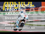 MotoGP GRAN PREMIO IVECO DE ARAGON GP 2013 Live Streaming Here