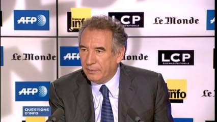 François Bayrou : le tiers-payant est une "déresponsabilisation de tout le monde"
