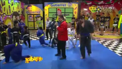 Miguelito practica Jiu Jitsu