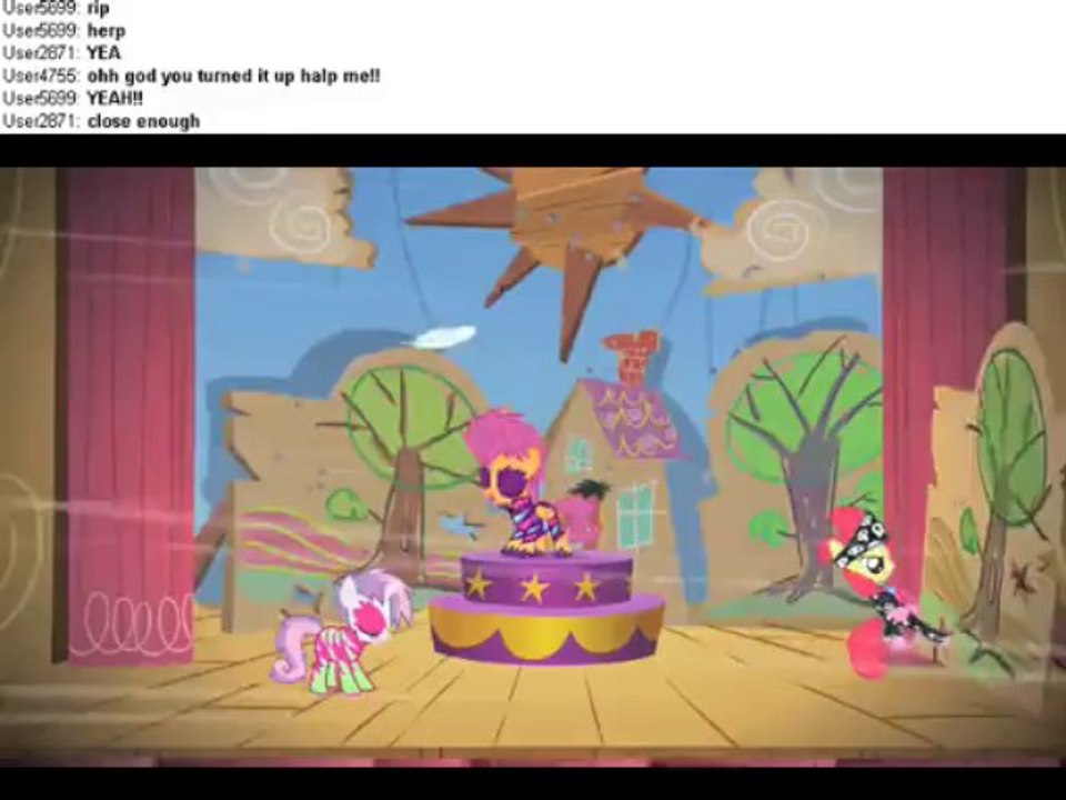 let's watch chat reactions to ponies mlp fim c the sh br