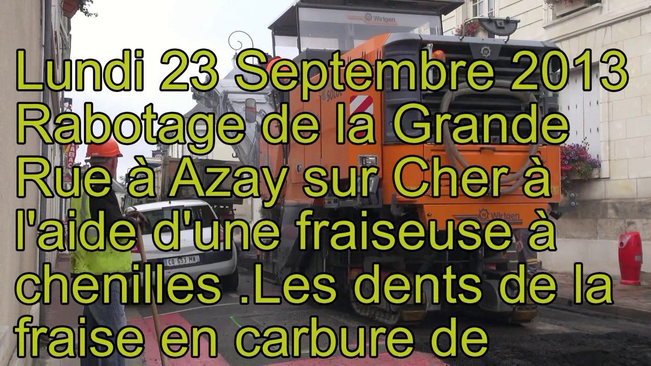 Azay sur Cher Remise en état  Grande Rue (Phase 1)