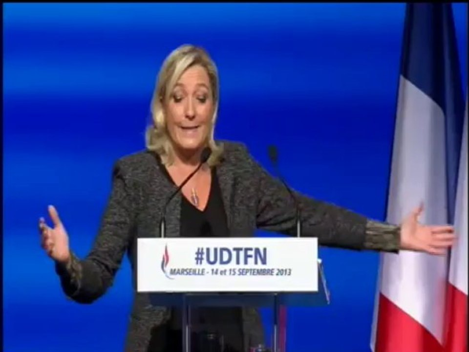 #UDTFN : Discours de Marine Le Pen à Marseille