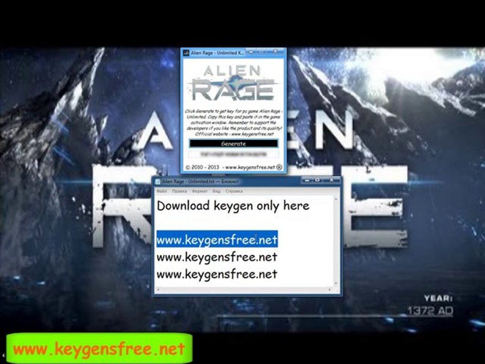 Alien Rage - Unlimited Full game + Keygen Free