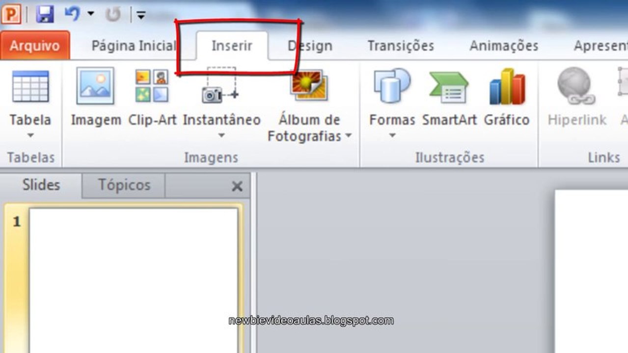 Power Point 2010 (aula 5) para iniciantes - Gráficos, Word Art e mais