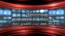 Ohio St Buckeyes vs. Wisconsin Badgers Pick Prediction NCAA College Football Odds Preview 9-28-2013
