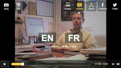 Activer le sous-titrage sur Dailymotion