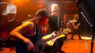Metallica – “For Whom the Bell Tolls” 9/24/2013 Colbert Report