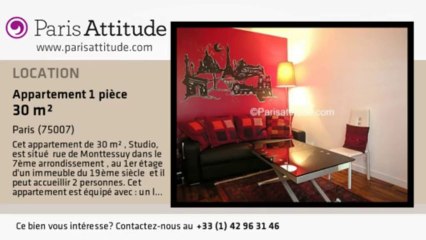 Appartement Studio à louer - Tour Eiffel, Paris - Ref. 6984