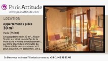 Appartement Alcove Studio à louer - Place des Vosges, Paris - Ref. 674