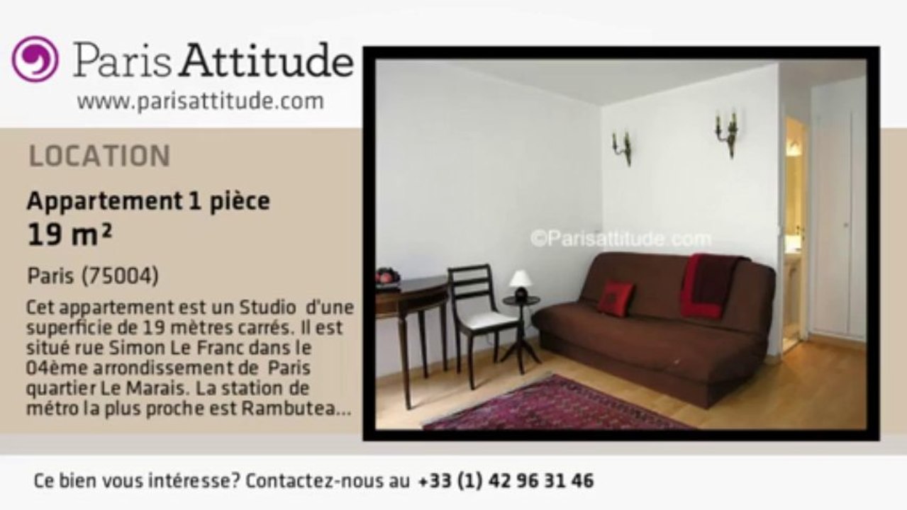 Appartement Studio à louer - Centre George Pompidou, Paris - Ref. 3649