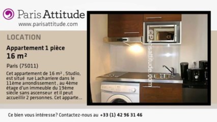 Appartement Studio à louer - Parmentier, Paris - Ref. 5395