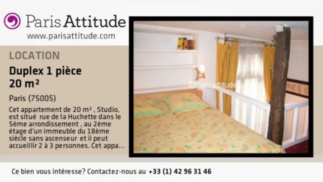 Duplex Studio à louer - Quartier Latin/St Michel, Paris - Ref. 312