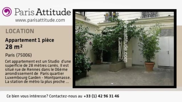 Appartement Studio à louer - St Placide, Paris - Ref. 4786