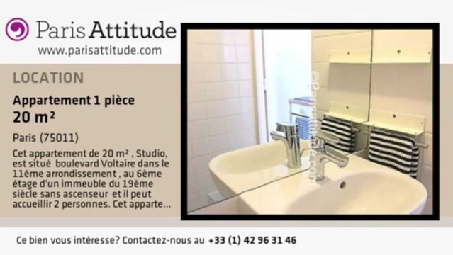 Appartement Studio à louer - Voltaire, Paris - Ref. 7415