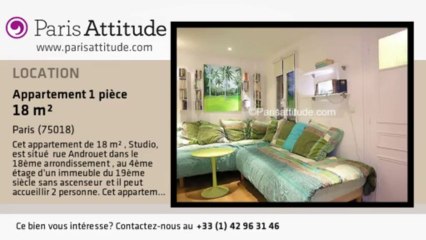Appartement Studio à louer - Montmartre, Paris - Ref. 5346