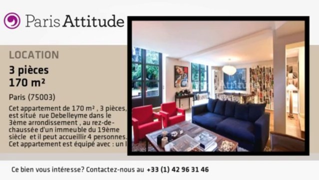 Triplex 2 Chambres à louer - Musée Picasso, Paris - Ref. 8552