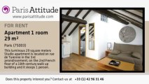 Studio Apartment for rent - Musée Picasso, Paris - Ref. 2465