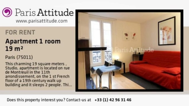 Studio Apartment for rent - Charonne, Paris - Ref. 8027