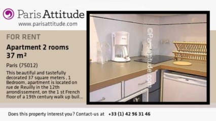 1 Bedroom Apartment for rent - Reuilly Diderot, Paris - Ref. 5788