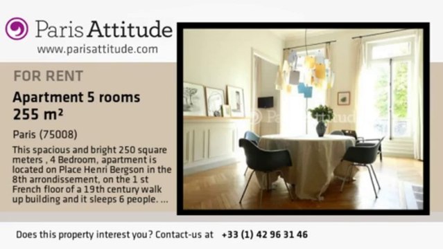 4 Bedroom Duplex for rent - Miromesnil, Paris - Ref. 3326