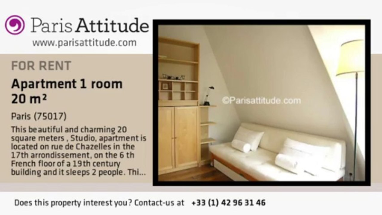 Studio Apartment for rent - Parc Monceau, Paris - Ref. 6580