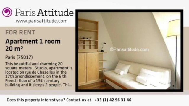 Studio Apartment for rent - Parc Monceau, Paris - Ref. 6580