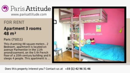 2 Bedroom Apartment for rent - Parmentier, Paris - Ref. 5714