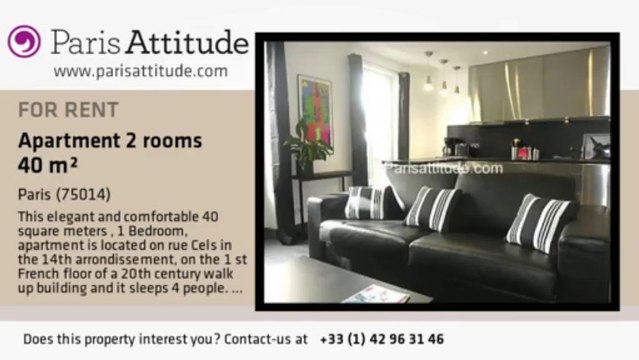 1 Bedroom Apartment for rent - Montparnasse, Paris - Ref. 7662