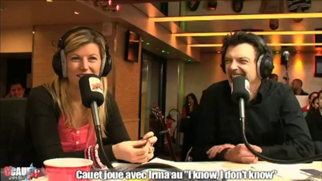 Cauet joue au I know, I don't know avec Irma - C'Cauet sur NRJ