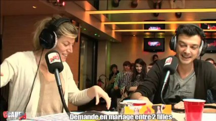 Demande en mariage entre 2 filles - C'Cauet sur NRJ