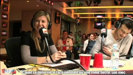 Cauet déformé pendant qu'elle détruit son mec - C'Cauet sur NRJ