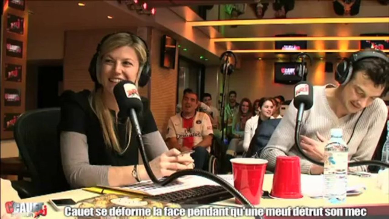 Cauet déformé pendant qu'elle détruit son mec - C'Cauet sur NRJ