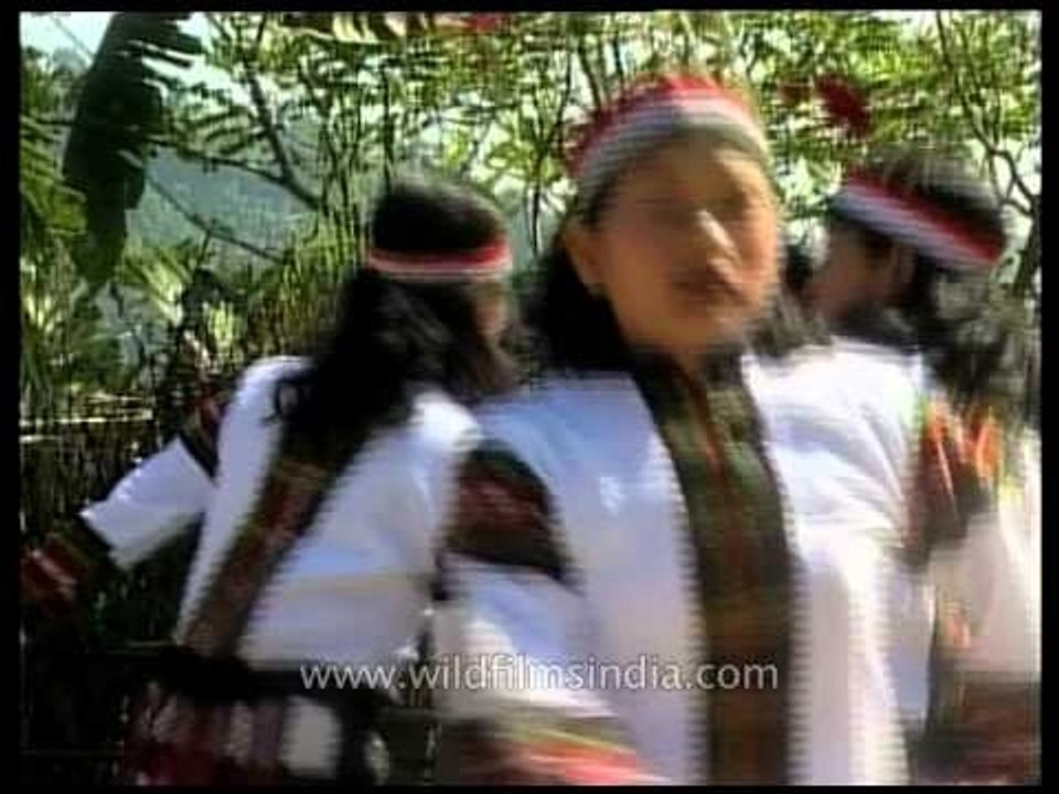 Cheraw dance in Mizoram