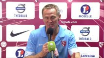 Conférence de presse FC Metz - AS Nancy-Lorraine (3-0) : Albert CARTIER (FCM) - Patrick GABRIEL (ASNL) - 2013/2014