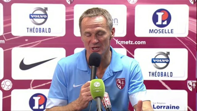 Conférence de presse FC Metz - AS Nancy-Lorraine (3-0) : Albert CARTIER (FCM) - Patrick GABRIEL (ASNL) - 2013/2014