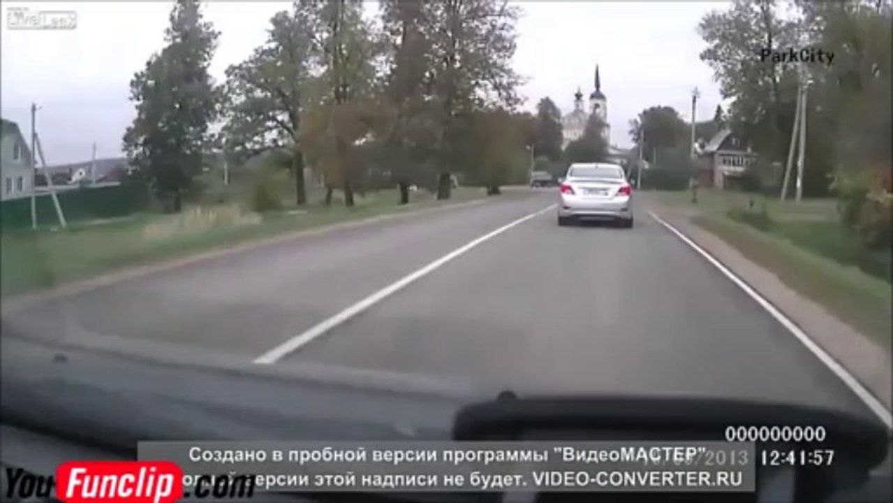 Un chat passe sous une voiture et s'en sort miraculeuseument indemne!