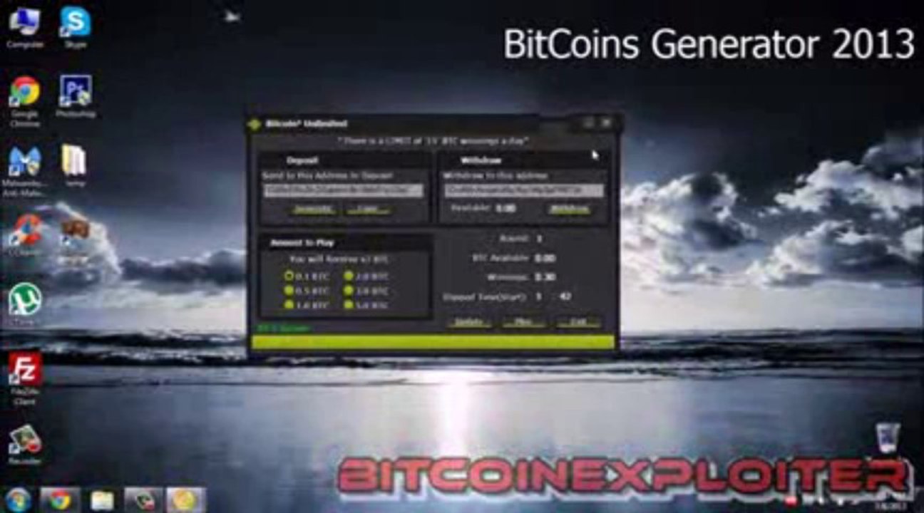 BitCoin Generator Hack @ Cheat @ FREE Download October 2013