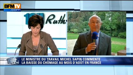 Michel Sapin: l’invité de Ruth Elkrief - 25/09