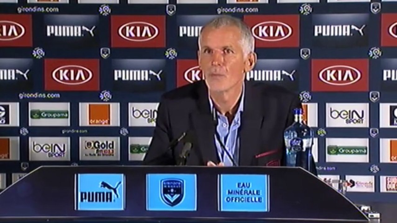 Conférence de presse après Bordeaux-Reims