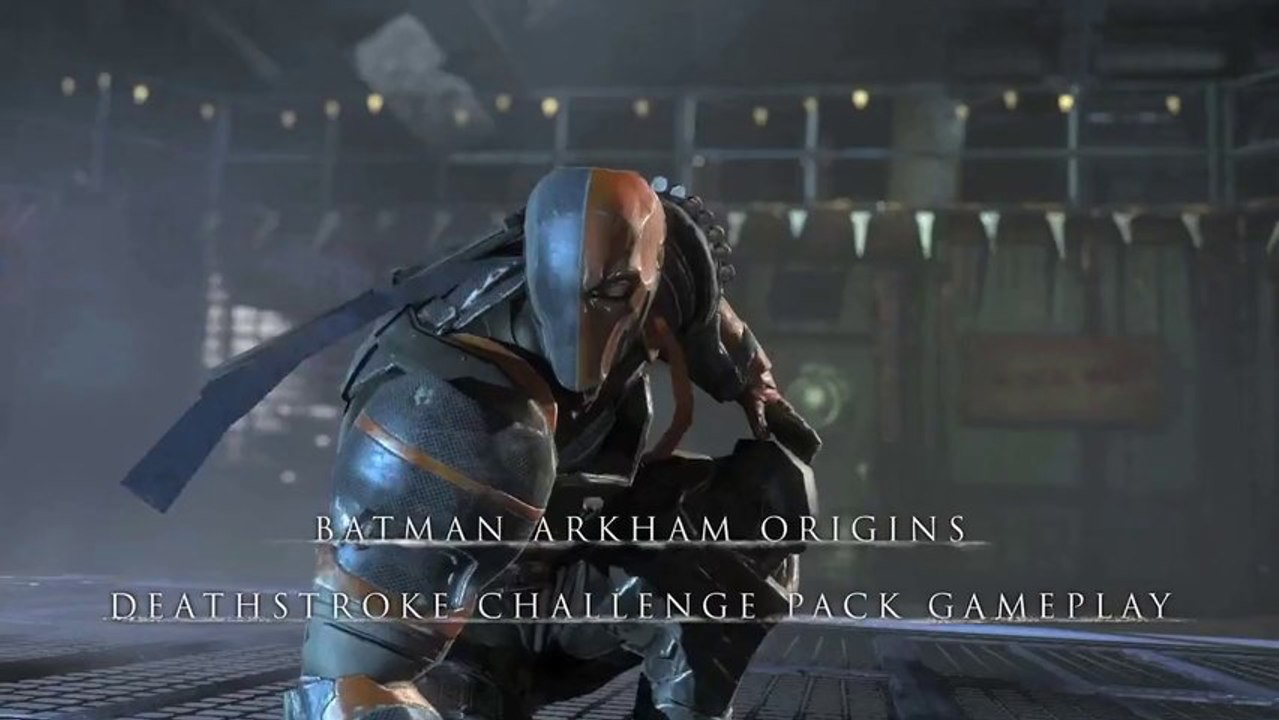 Batman Arkham Origins - Deathstroke Challenge Pack Gameplay Trailer