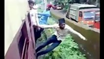 Indian Subway Riders Tempting Fate