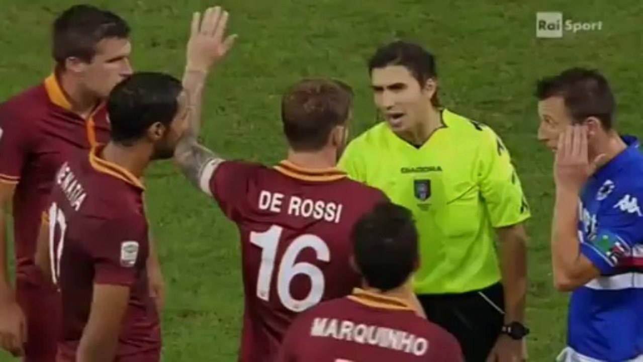 Sampdoria 0-2 AS Roma tvgoals.net