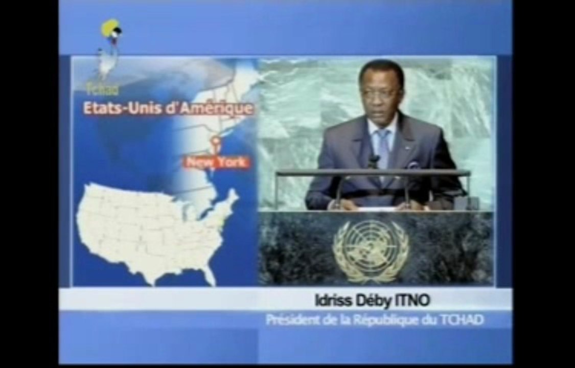 DISCOURS DE IDRISS DEBY AUX NATIONS UNIS DU CHARABIA DEPUIS 23 ANS - SUR TOL