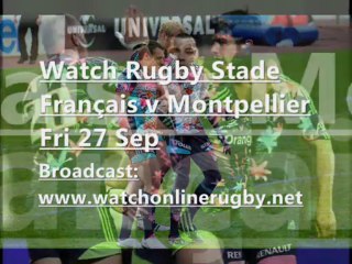 Watch Live Rugby Stade Français vs Montpellier Stream