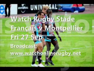 Live Rugby Stade Français vs Montpellier Online