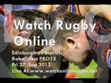 Edinburgh vs Scarlets Live Rugby