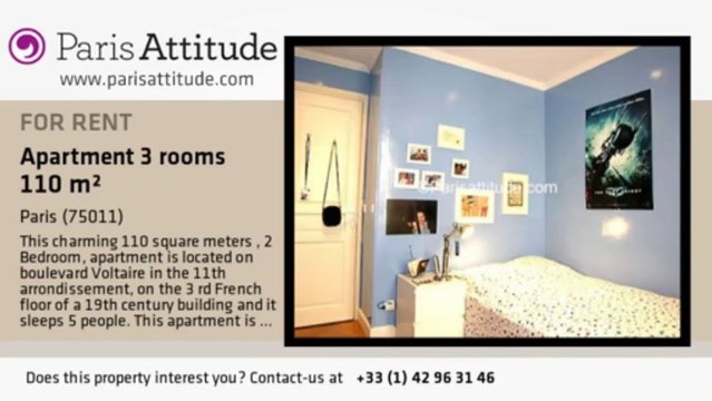 2 Bedroom Apartment for rent - Oberkampf, Paris - Ref. 839