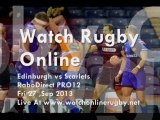 Watch Online Rugby Edinburgh vs Scarlets 27 Sep