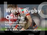 Watch Edinburgh vs Scarlets Live Streaming
